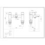 Chrome Bath Shower Mixer Tap - Como