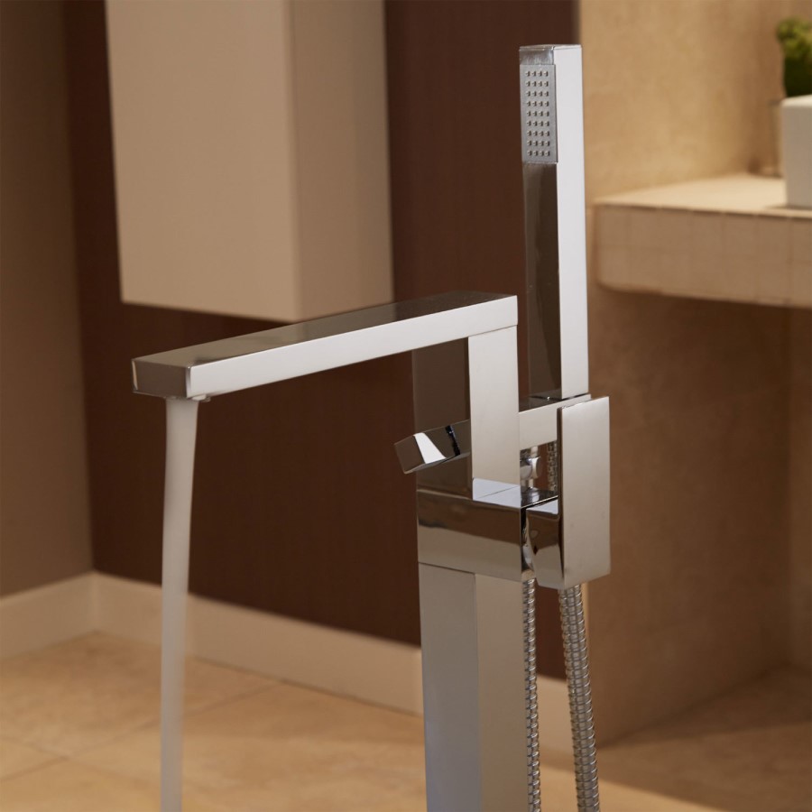 GRADE A1 - Cube Freestanding Bath Filler