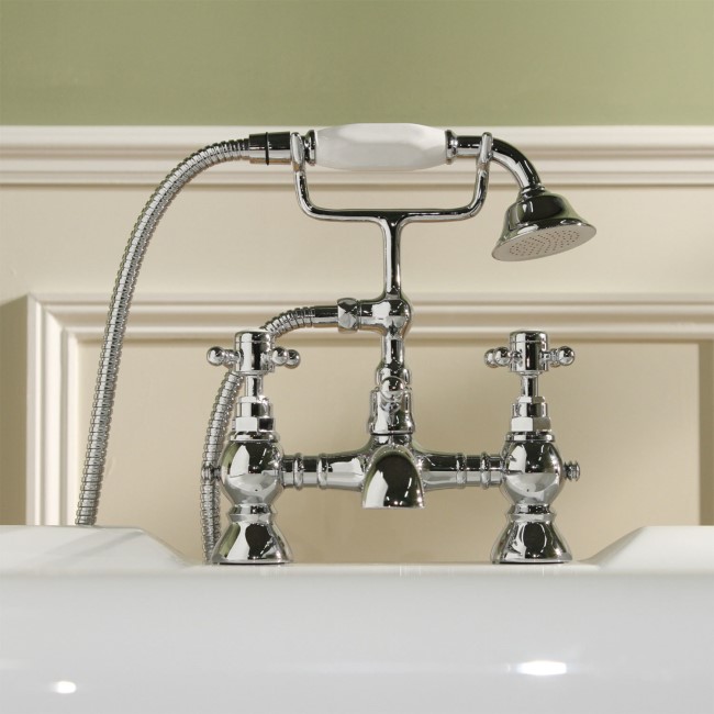 GRADE A1 - Oxford Traditional Bath Shower Mixer Tap