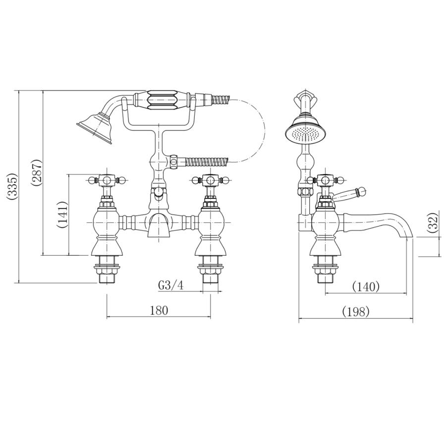 ONLY OPENED - Oxford Shower Mixer