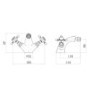 GRADE A1 - Oxford Bidet Mono Mixer Tap
