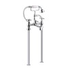 Chrome Freestanding Traditional Bath Shower Mixer Tap - Oxford