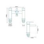 GRADE A1 - Waterfall Bath Shower Mixer Tap - Quadra Range
