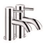 Chrome Basin Pillar Taps - S9