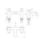 Gunmetal Bath Mixer Tap - Maxton
