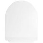 Matt White Round Soft Close Toilet Seat - Newport