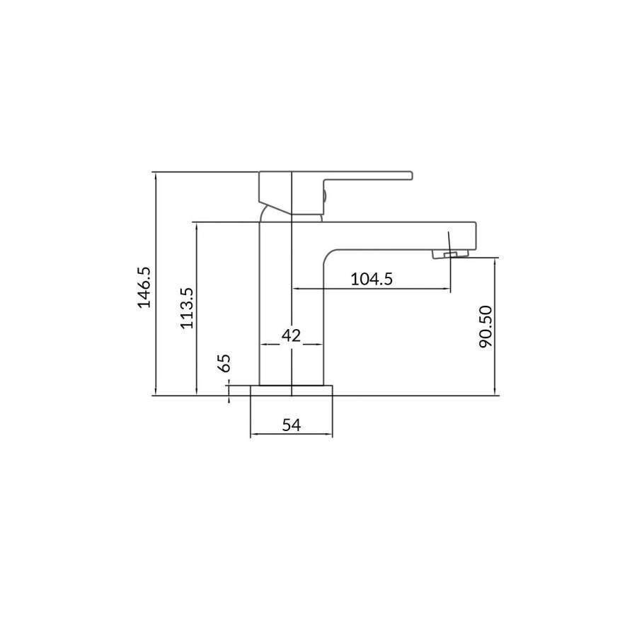 Cube Mono Basin Mixer Tap