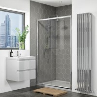 GRADE A1 - 1200mm Universal Sliding Shower Door - Vega GRADE A1 - 1200mm Universal Sliding Shower Door - Vega