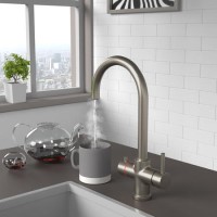 GRADE A2 - Pronto Vesta Brushed Nickel 3 in 1 Boiling water Tap