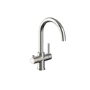 Nickel 3 in 1 Boiling Hot Kitchen Mixer Tap With 2.4L Boiler and Filter - Pronto Vesta