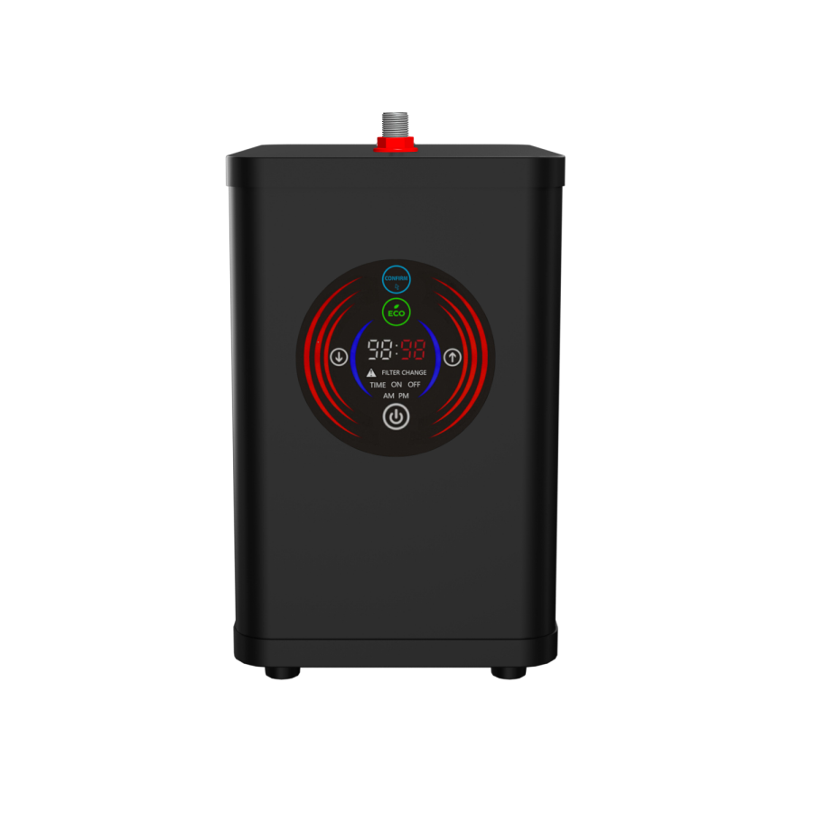 Nickel 3 in 1 Boiling Hot Kitchen Mixer Tap With 2.4L Boiler and Filter - Pronto Vesta