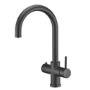 Black 3 in 1 Boiling Hot Kitchen Mixer Tap with 2.4L Boiler and Filter - Pronto Vesta