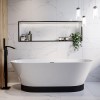Freestanding Double Ended Bath 1700 x 720mm - Nero