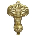 BeBa_26846 Set of 4 Brushed Brass Ball & Claw Feet for Roll Top Baths - Park Royal