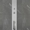 Chrome Concealed Thermostatic Shower Tower with Pencil Handset - Lustro