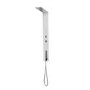 GRADE A2 - Chrome Concealed Thermostatic Shower Tower with Pencil Handset - Lustro
