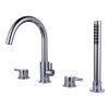 GRADE A2 - Chrome Bath Shower Mixer Tap - 4 tap hole - Arissa