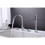 Chrome 4 Hole Bath Shower Mixer Tap - Arissa