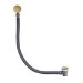 Brushed Brass Easy Clean Click Clack Bath Waste with Overflow - Arissa