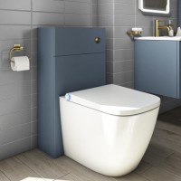 GRADE A2 - Purificare Back to Wall Square Bidet Toilet