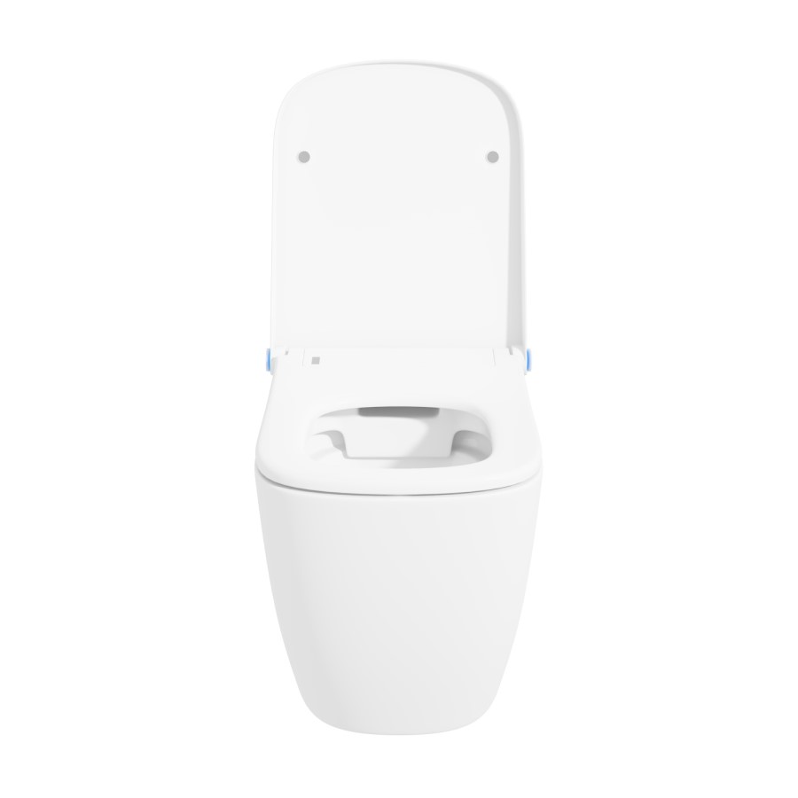 GRADE A2 - Purificare Back to Wall Square Bidet Toilet