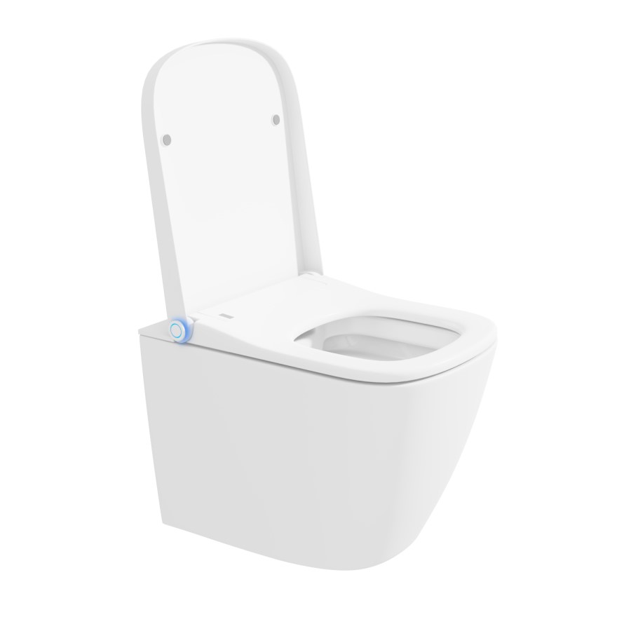 GRADE A2 - Purificare Back to Wall Square Bidet Toilet