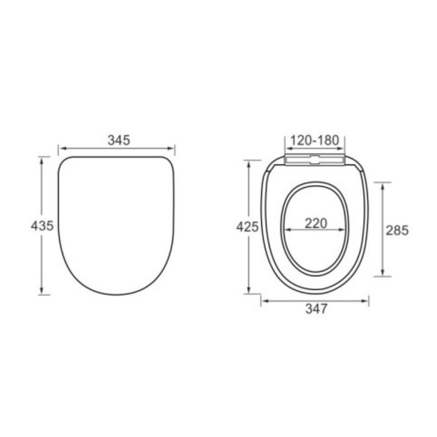 ONLY OPENED - Seren Supreme Soft Close Seat & Cover