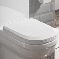 White Round Soft Close Toilet Seat with Quick Release - Addison White Round Soft Close Toilet Seat with Quick Release - Addison
