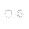 White Round Soft Close Toilet Seat with Quick Release - Addison