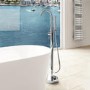 Freestanding Chrome Bath Shower Mixer Tap - S9 
