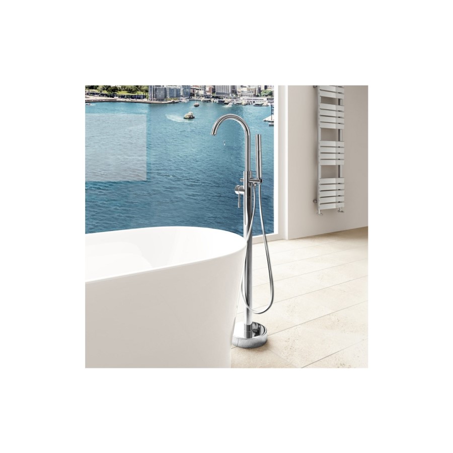 Freestanding Chrome Bath Shower Mixer Tap - S9 