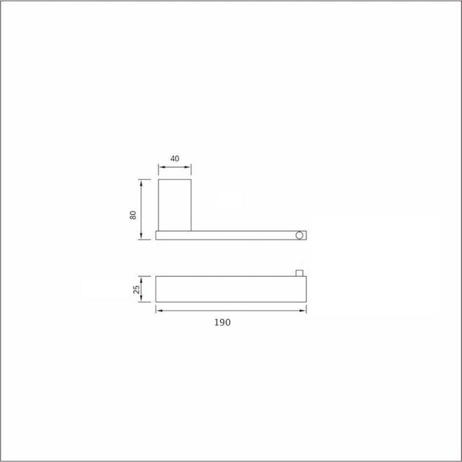 Square Toilet Roll Holder - Bexton