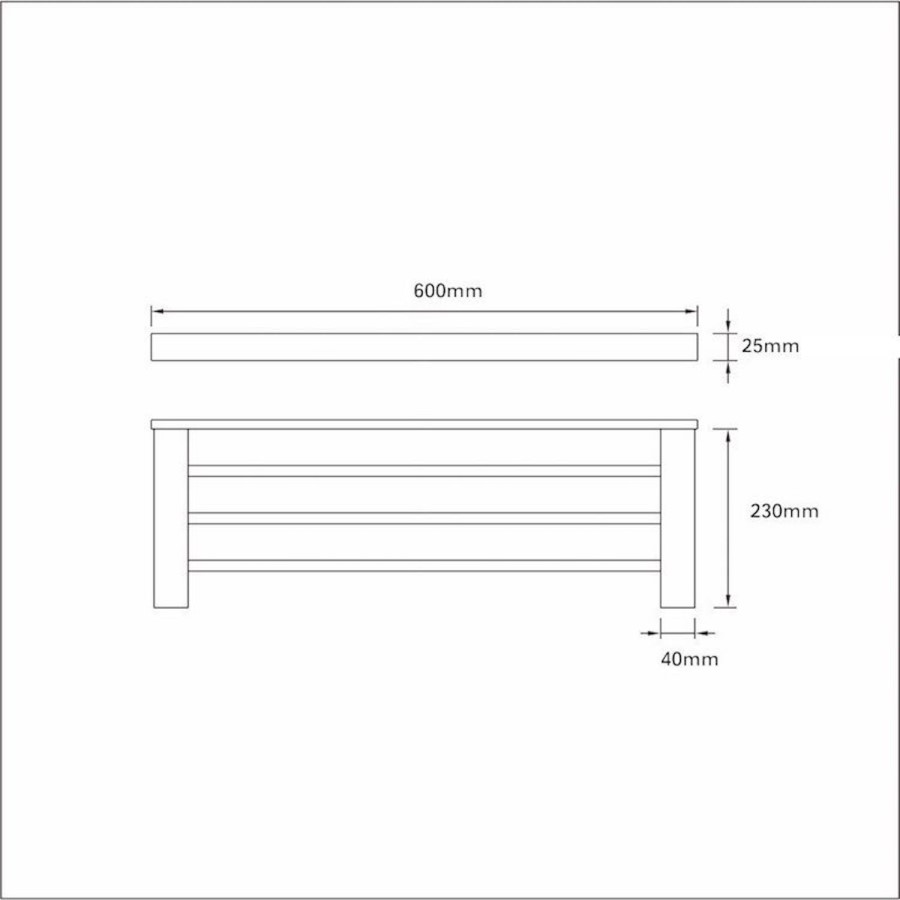 Square Towel Rack - Bexton
