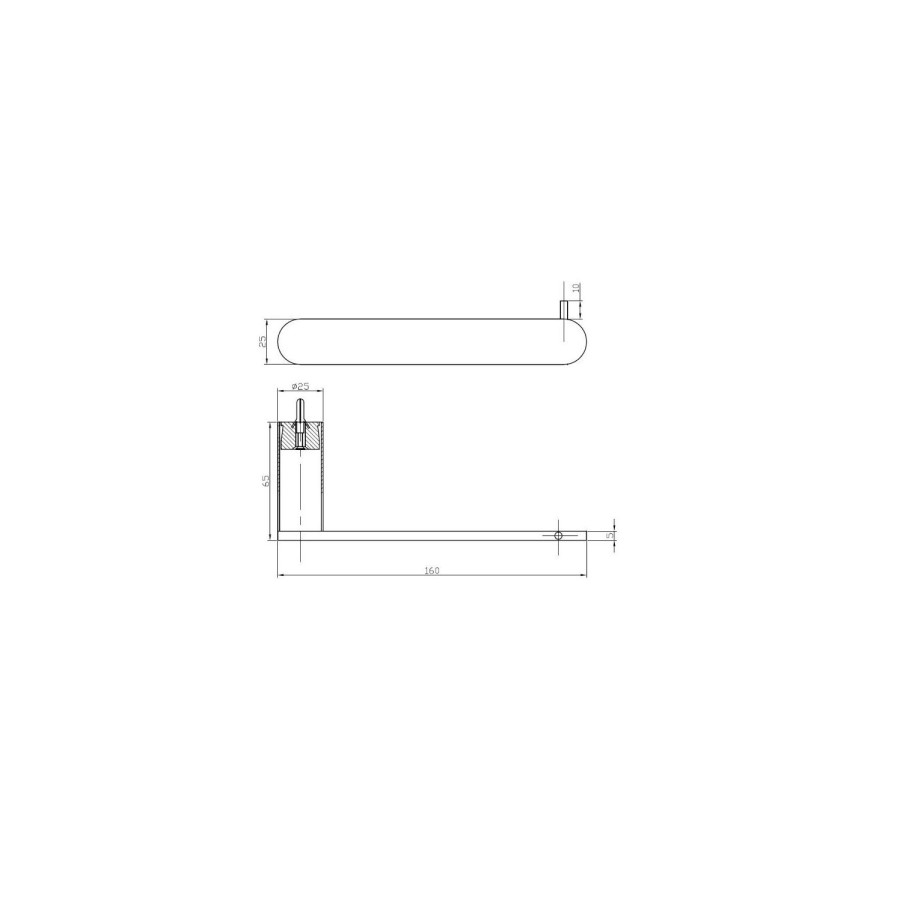 Round Toilet Roll Holder - Brooke