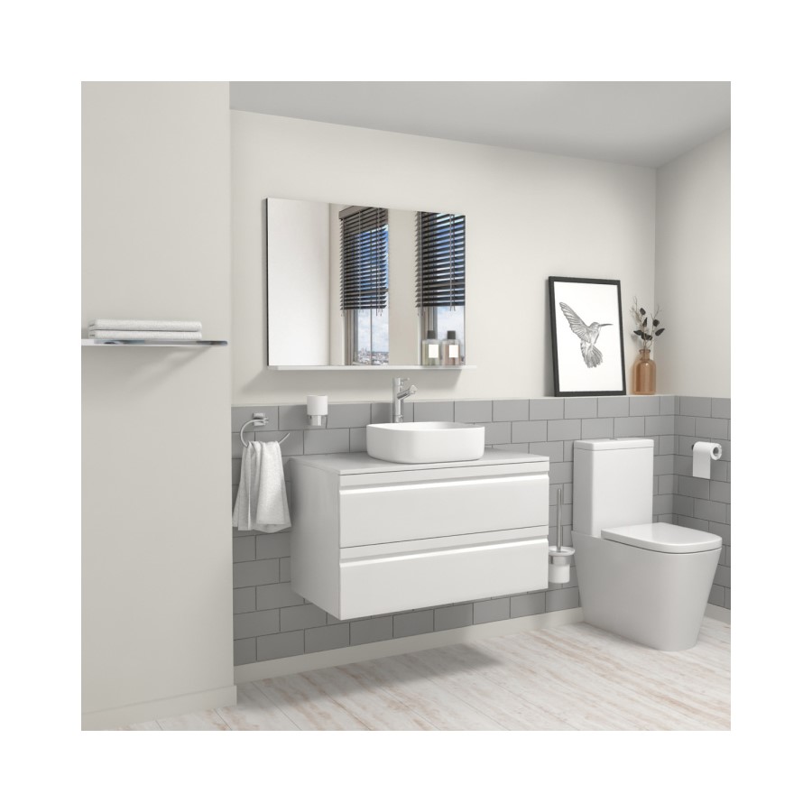 Round Toilet Roll Holder - Brooke