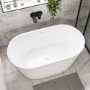 GRADE A1 - Pico Small Freestanding Bath Double Ended - 1300 x 715mm