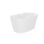 GRADE A1 - Pico Small Freestanding Bath Double Ended - 1300 x 715mm