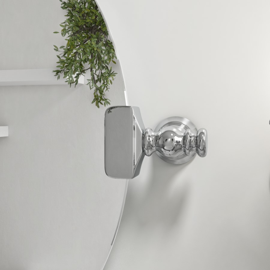 GRADE A1 - Traditional Round Bathroom Mirror - 550mm - Baxenden