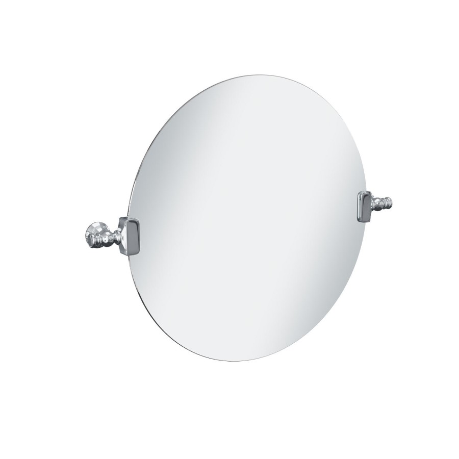 GRADE A1 - Traditional Round Bathroom Mirror - 550mm - Baxenden