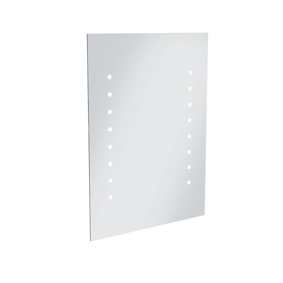 Rectangular LED Bathroom Mirror Battery Operated- 500 x 700mm - Lynx