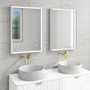 GRADE A1 - LED Bathroom Mirror with Demister - 500 x 700mm - Aquila