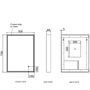 GRADE A1 - LED Bathroom Mirror with Demister - 500 x 700mm - Aquila
