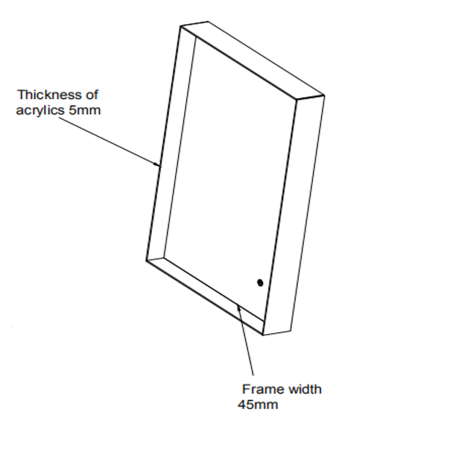 GRADE A1 - LED Bathroom Mirror with Demister - 500 x 700mm - Aquila