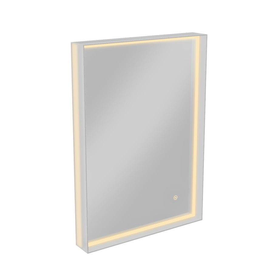 GRADE A1 - LED Bathroom Mirror with Demister - 500 x 700mm - Aquila