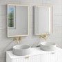 GRADE A1 - LED Bathroom Mirror with Demister - 500 x 700mm - Aquila