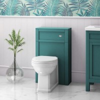GRADE A1 - Avebury 500mm WC Unit - Jewel Teal