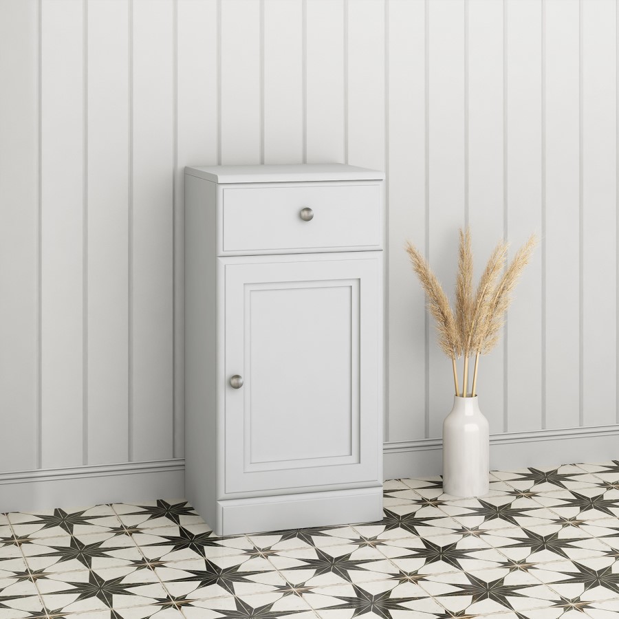 GRADE A2 - Westbury White Freestanding Storage Unit 400mm
