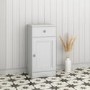 GRADE A2 - Westbury White Freestanding Storage Unit 400mm