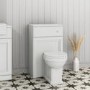 GRADE A2 - 500mm White Back to Wall Toilet Unit Only - Westbury