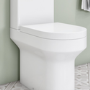 White Round Soft Close Toilet Seat with Quick Release - Pendle PP